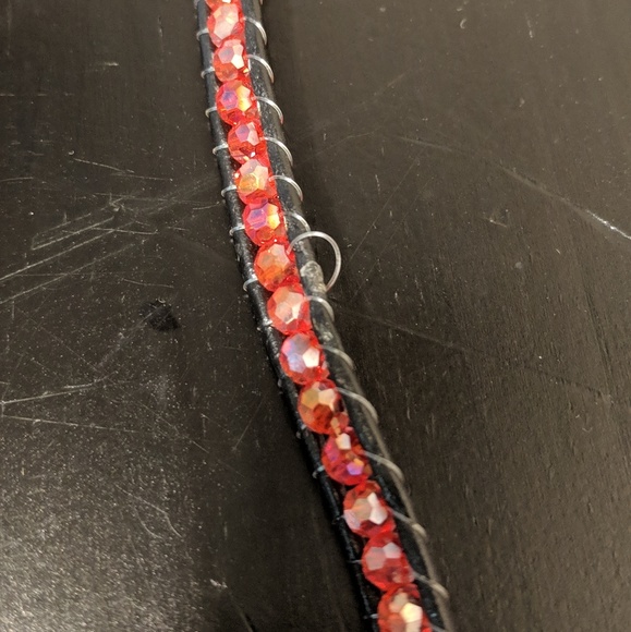 H2Z Red Crystal Wrap Bracelet - Picture 6 of 6
